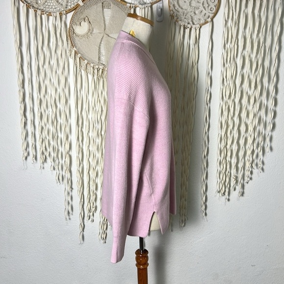 Lululemon. Pink Merino Wool Ribbed Crewneck Sweater - Picture 7 of 14